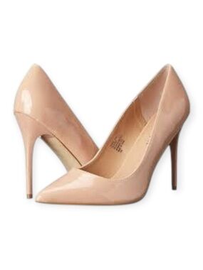 Madden Girl Classic Pointed Toe Nude Pumps - Women's Dress Heels Size 7.5